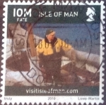 Stamps Isle of Man -  Scott#1355 intercambio, 1,00 usd, 32 p. 2010