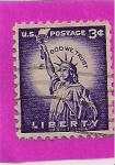 Stamps United States -  Libertad