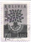 Stamps Bolivia -  Sellos sobrecargados