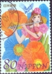 Stamps Japan -  Scott#3192b intercambio, 0,90 usd, 80 yen 2010