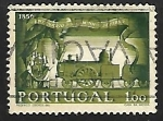 Stamps Portugal -  Aniversario de la primera locomotiva