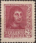 Stamps Spain -  Fernando el Católico  1938  25 ctms