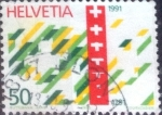 Sellos de Europa - Suiza -  Scott#867 intercambio, 0,40 usd, 50 cents. 1990