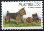 Stamps Australia -  TERRIER  AUSTRALIANO