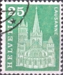 Stamps Switzerland -  Scott#386 intercambio, 0,20 usd, 25 cents. 1960