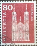 Sellos de Europa - Suiza -  Scott#394 intercambio, 0,20 usd, 80 cents. 1960