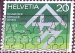 Stamps Switzerland -  Scott#710 intercambio, 0,20 usd, 20 cents. 1982