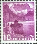 Stamps Switzerland -  Scott#229b intercambio, 0,20 usd, 10 cents. 1936