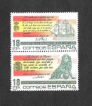 Stamps Spain -  HB Edif 2791-2792 II Centenario de la Bandera Española