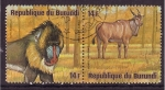 Stamps Burundi -  serie- Animales africanos