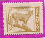 Stamps Argentina -  Puma