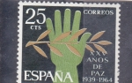 Stamps Spain -  XXV AÑOS DE PAZ (33)