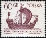 Stamps Poland -  Veleros (1ra serie)