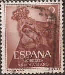 Sellos de Europa - Espaa -  Año Mariano  1954  2 ptas