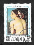 Sellos de Asia - Emiratos rabes Unidos -  Ajman 107 - Mujer, de Ingres