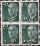 Stamps : Europe : Spain :  General Franco  1955  80 cents