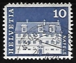 Stamps Switzerland -  Freuler-Palace, Näfels