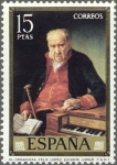 Stamps Spain -  ESPAÑA 1973 2153 Sello Nuevo Pintor Vicente Lopez Portaña El Organista Felix Lopez