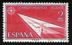 Stamps Spain -  Aeroplano de papel