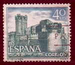 Stamps Spain -  Castillo de la Mota