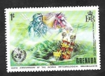 Stamps Grenada -  468 - Poseidón, dios del mar