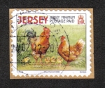 Sellos del Mundo : Europe : Jersey : Animales de Granja