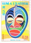 Stamps Equatorial Guinea -  MASCARA AFRICANA