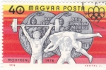 Stamps Hungary -  JUEGOS OLIMPICOS MONTREAL-76