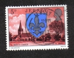 Stamps Jersey -  Escudo de armas