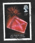 Stamps United Kingdom -  1377 - 3as. Eleccciones al Parlamento europeo