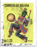 Sellos de America - Bolivia -  Danzas del folklore boliviano