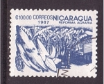 Sellos de America - Nicaragua -  serie- Reforma agraria