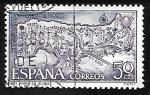 Sellos de Europa - Espaa -  Año Santo Compostelano - Rutas Jacobeas Españolas