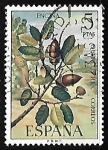 Stamps Spain -  Flora - Encina