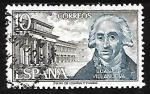 Stamps Spain -  Personajes españoles - Juan de Villanueva y Museo del Prado