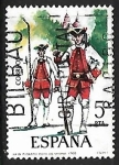 Sellos de Europa - Espaa -  Uniformes militares - Fusilero del Regimiento de Victoria