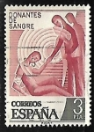 Stamps Spain -  Donantes de Sangre