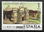 Stamps Spain -  Hispanidad. Guatemala- Iglesia de San Francisco