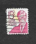 Sellos de America - Estados Unidos -  1288 - Oiver Wendell Holmes