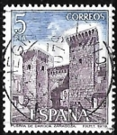 Stamps Spain -  Paisajes y Mnumentos - Puerta de Daroca (Zaragoza)