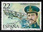 Stamps Spain -  Pioneros de la aviación - Alfredo Kindelán Duany