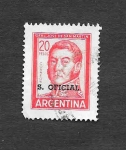 Sellos de America - Argentina -  O118 - General José San Martín