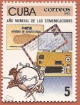 Sellos de America - Cuba -  Año Mundial de las Comunicaciones UIT