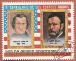 Sellos de Africa - Guinea Ecuatorial -  Bi centenario de Estados Unidos - A. Johnson y U. Grant