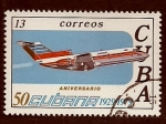 Stamps : America : Cuba :  50 anivr. Aviacion cubana