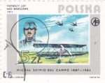 Stamps Poland -  MICHAL SCIPIO DEL CAMPO -PILOTO