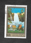 Stamps Mongolia -  663 - Pintura