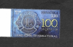 Stamps Croatia -  Yt 1186 - Centenario de la Asociación Internacional de Clubes de Leones (Rotary)