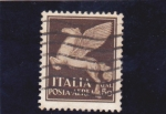 Stamps Italy -  caballo alado