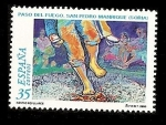 Stamps : Europe : Spain :  Fiestas Populares - El paso del Fuego - San Pedro Manrique(Soria)
